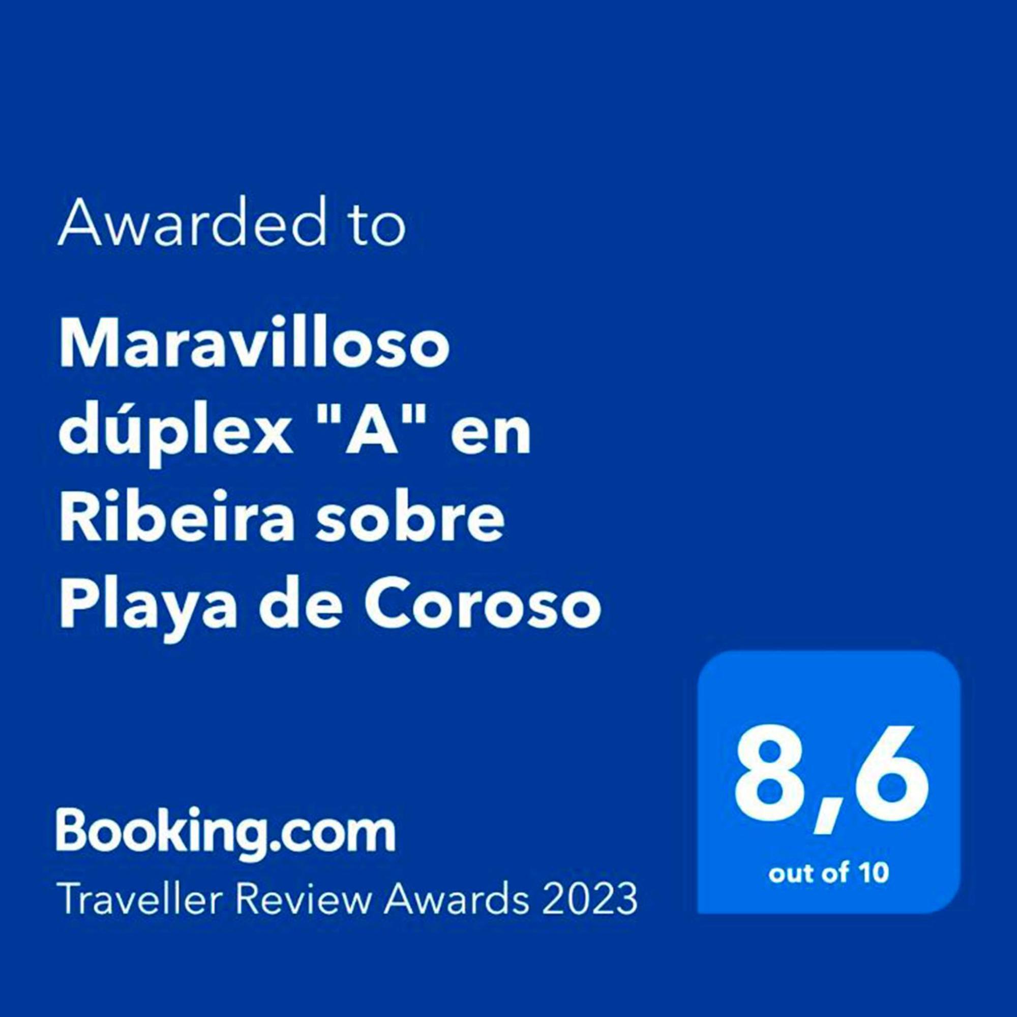 Apartamento Frente Al Mar Playa De Coroso ריביירה מראה חיצוני תמונה